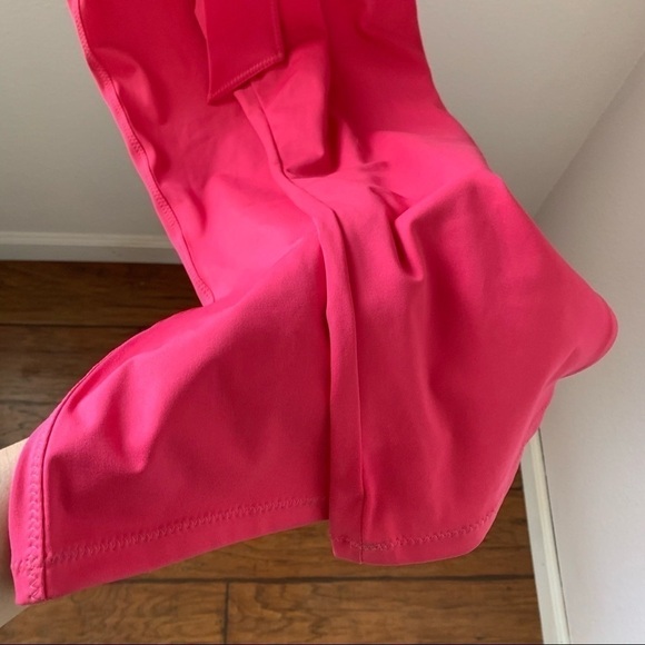 Free People Jumpsuit After Hours Flared Workout Athletic Belted Pink XS NWT - Picture 6 of 12